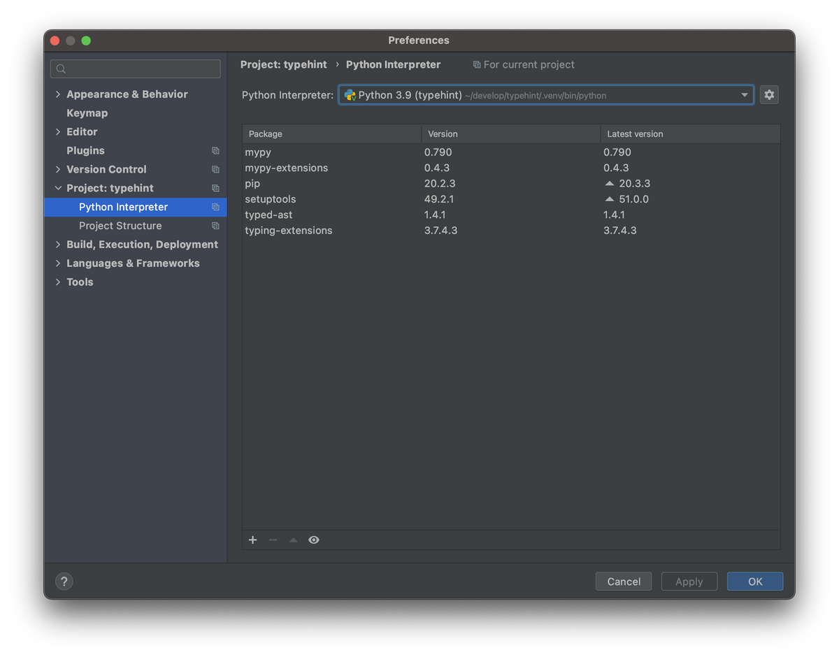 IntelliJ IDEA Ultimateを使っている場合はSDK設定で追加の様子