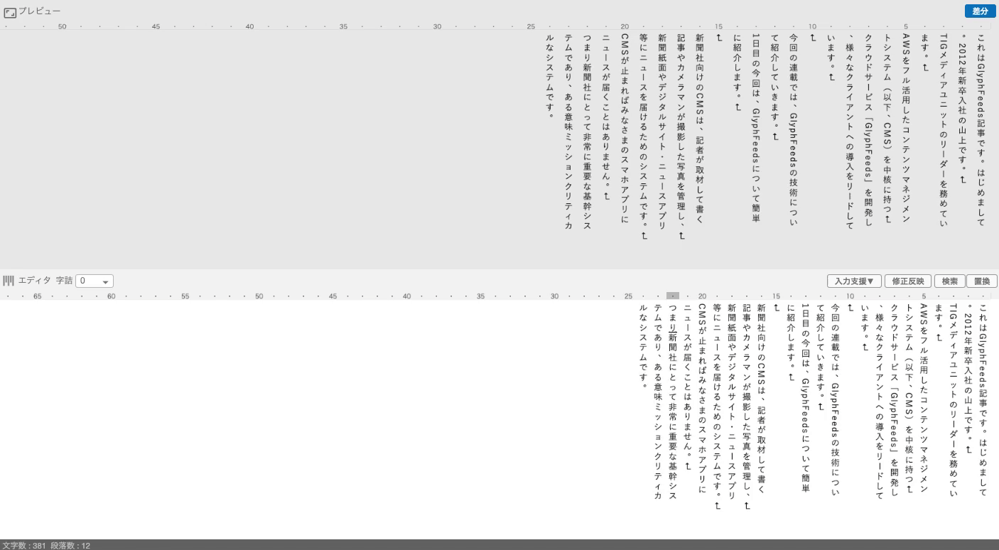 GlyphFeeds連載を始めます! | フューチャー技術ブログ