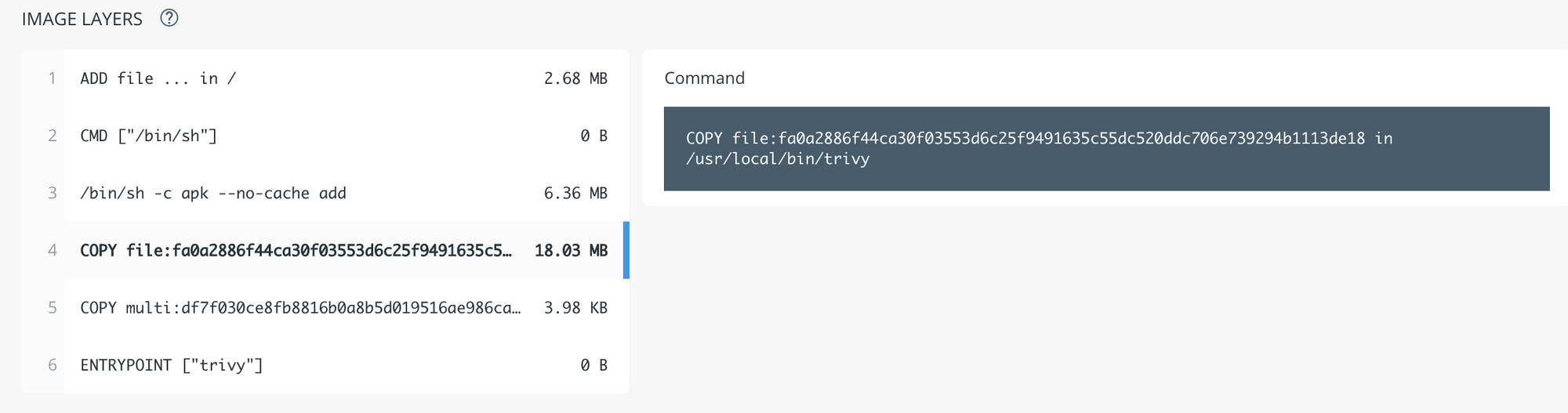 Docker HubのUI