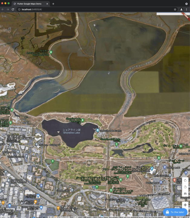 Google Mapサンプルアプリ