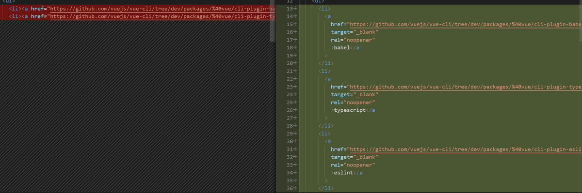 Vue.jsのHTMLテンプレート生成