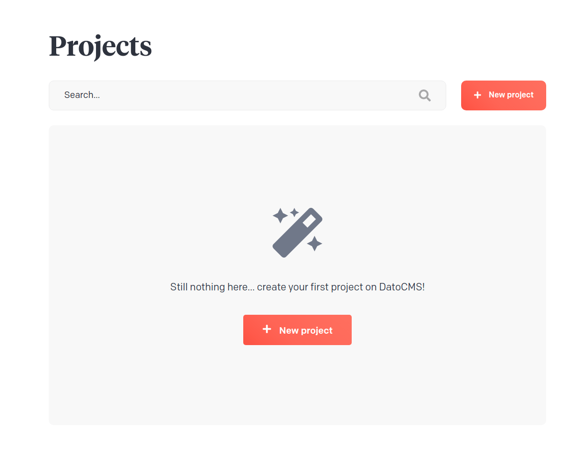 New project