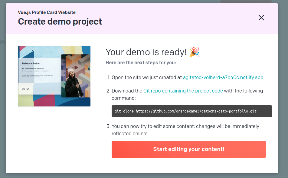 GitHubリポジトリにフォークされたプロジェクト