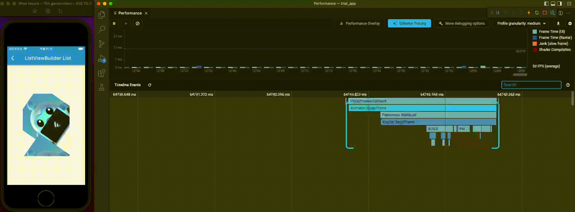 DevToolsのPerformance viewで確認